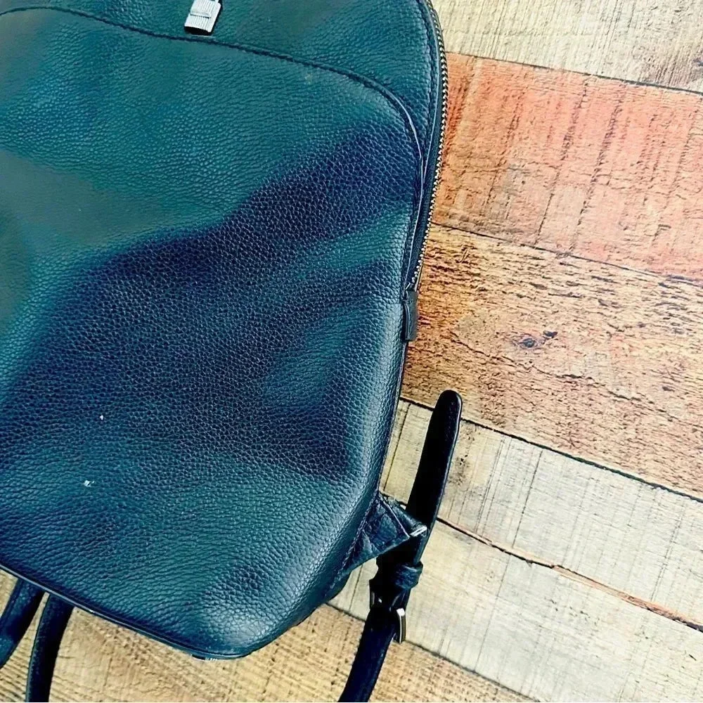 Micheal Kors Adele Large Pebbled Leather Backpack